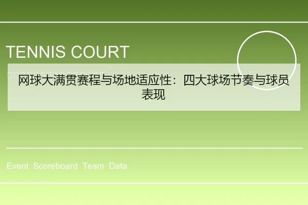 网球大满贯赛程与场地适应性：四大球场节奏与球员表现
